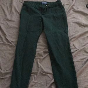 Dark Green pants old navy skinny